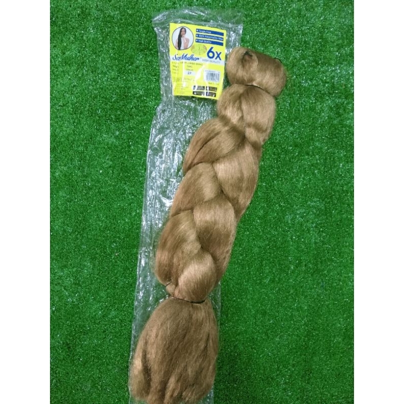 Jumbo Ser Mulher - Cor 27 (Loiro Mel) - 400g - Fibra Kanekalon