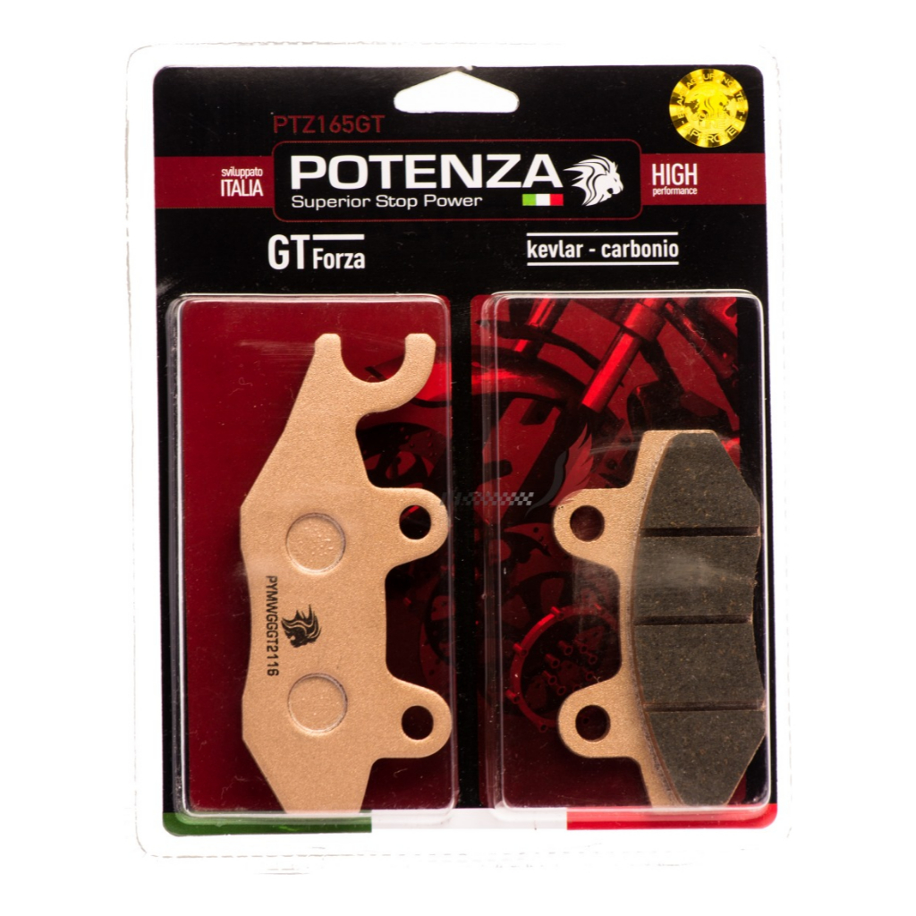 Pastilha Potenza Dianteira Kevlar Carbono Ninja 250 / 300 Ptz165gt