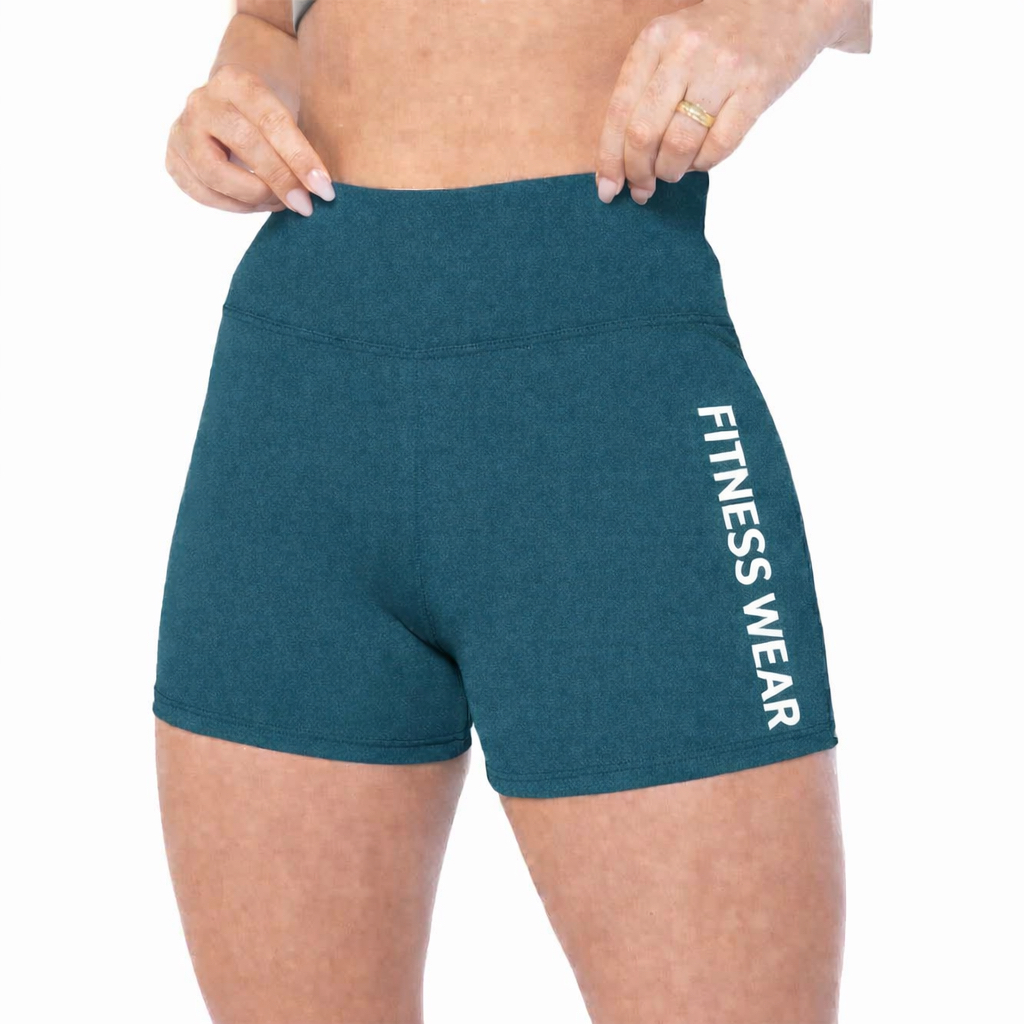 SHORT FEMININO fitness academia caminha esporte lazer suplex zero transparência