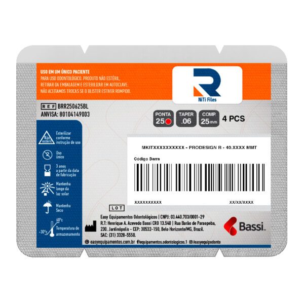 Lima Reciprocante Prodesign R - Easy