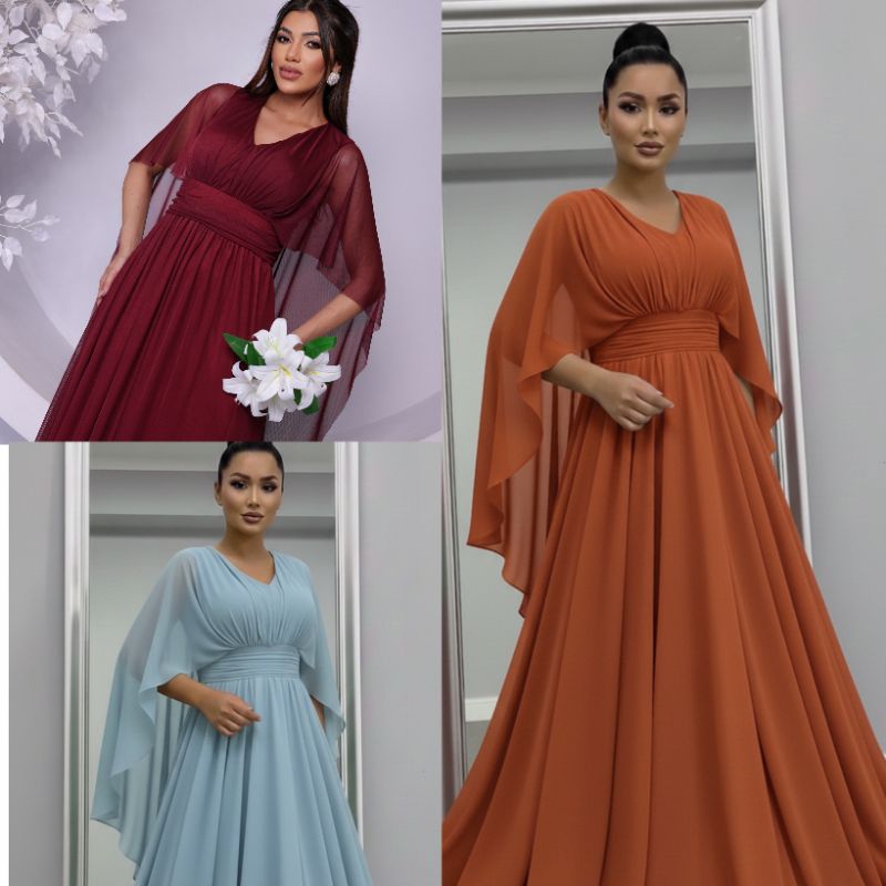 vestido naty para festas casamentos comvidadas formandas super elegante tecido liso macio em Oferta na Shopee