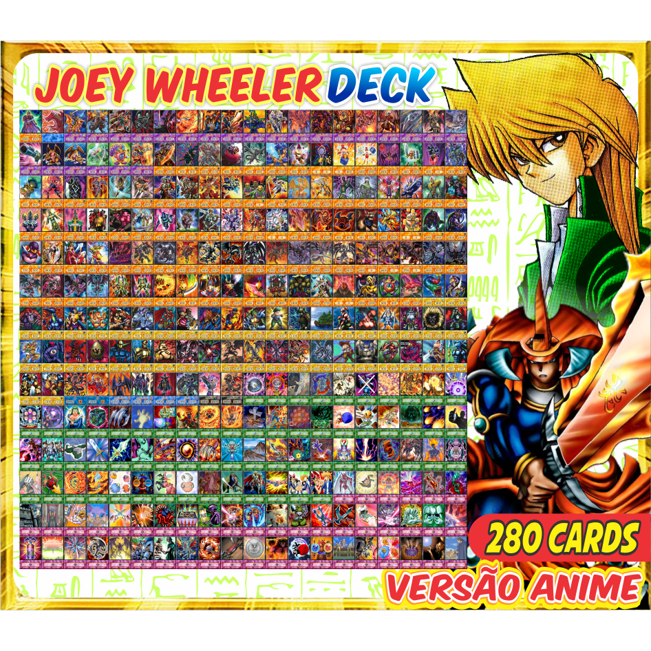 Joey Wheeler (280 Cards) Deck GRANDE Anime