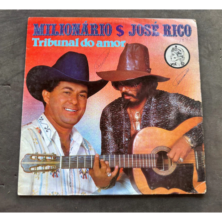 LP MILIONARIO E JOSE RICO VOL 12 TRIBUNAL DO AMOR 1982