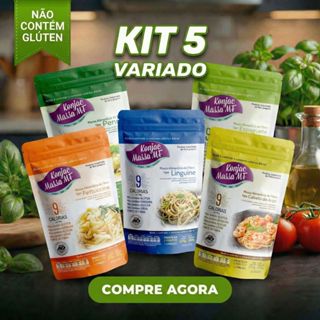 Kit 5 Konjac Massa 270g Tipo Macarrão Dieta Para Semana Preparo Rápido Apenas 9 Kcak por Porção em Oferta na Shopee