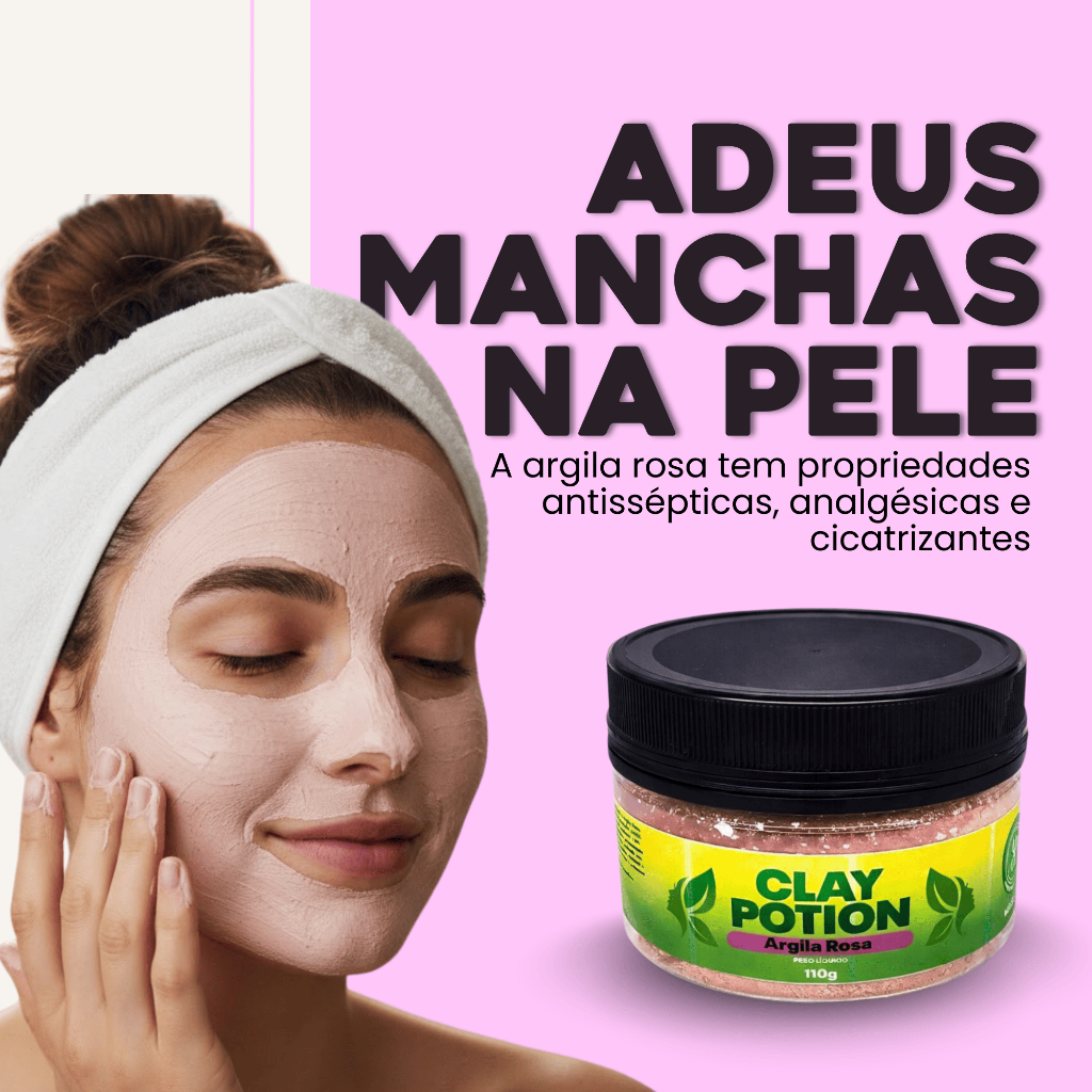 Argila Rosa 110g Nação Verde em Oferta na Shopee