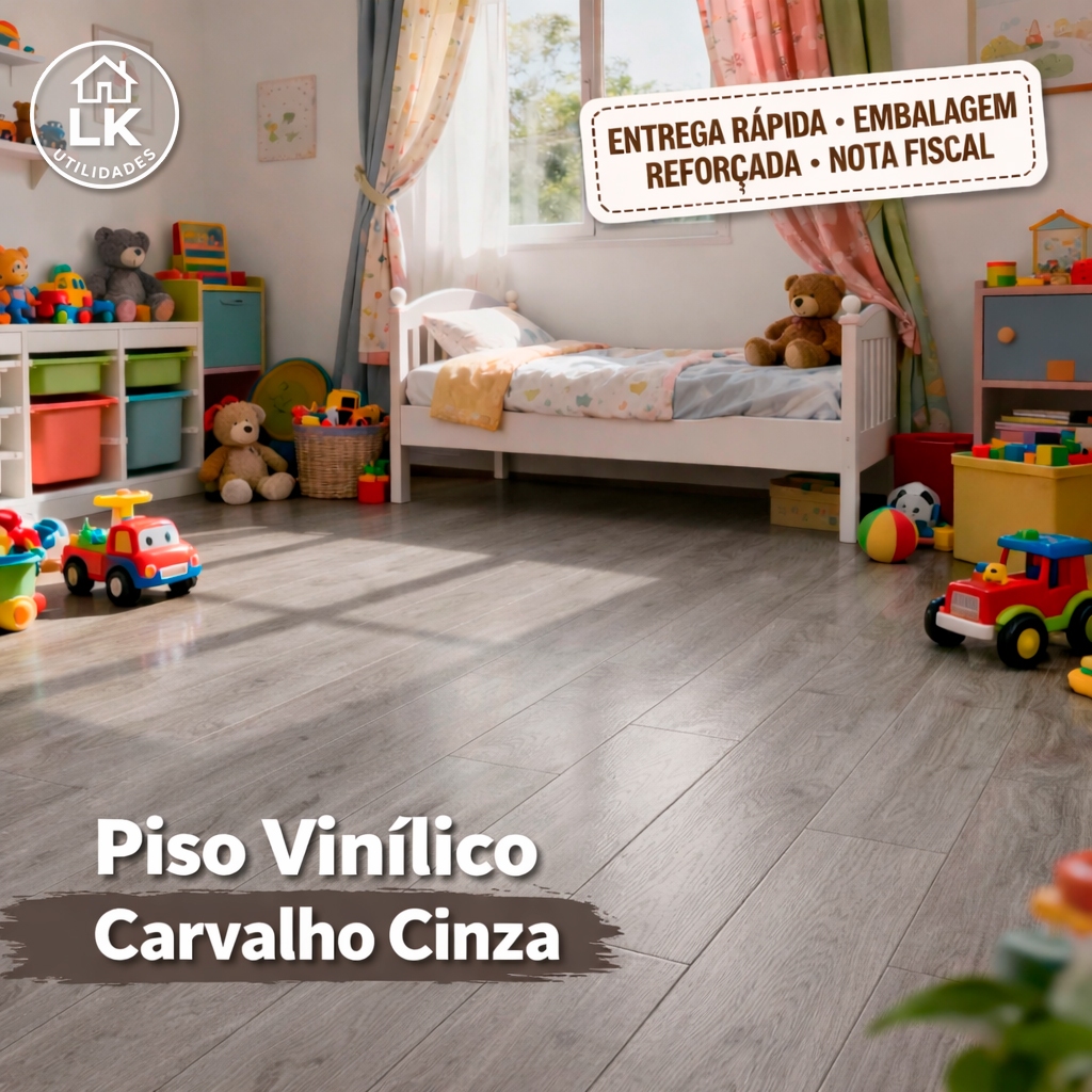 Piso Vinilico Revestimento de Chão Autocolante 91,4x15,2 cm 9 Peças em Oferta na Shopee