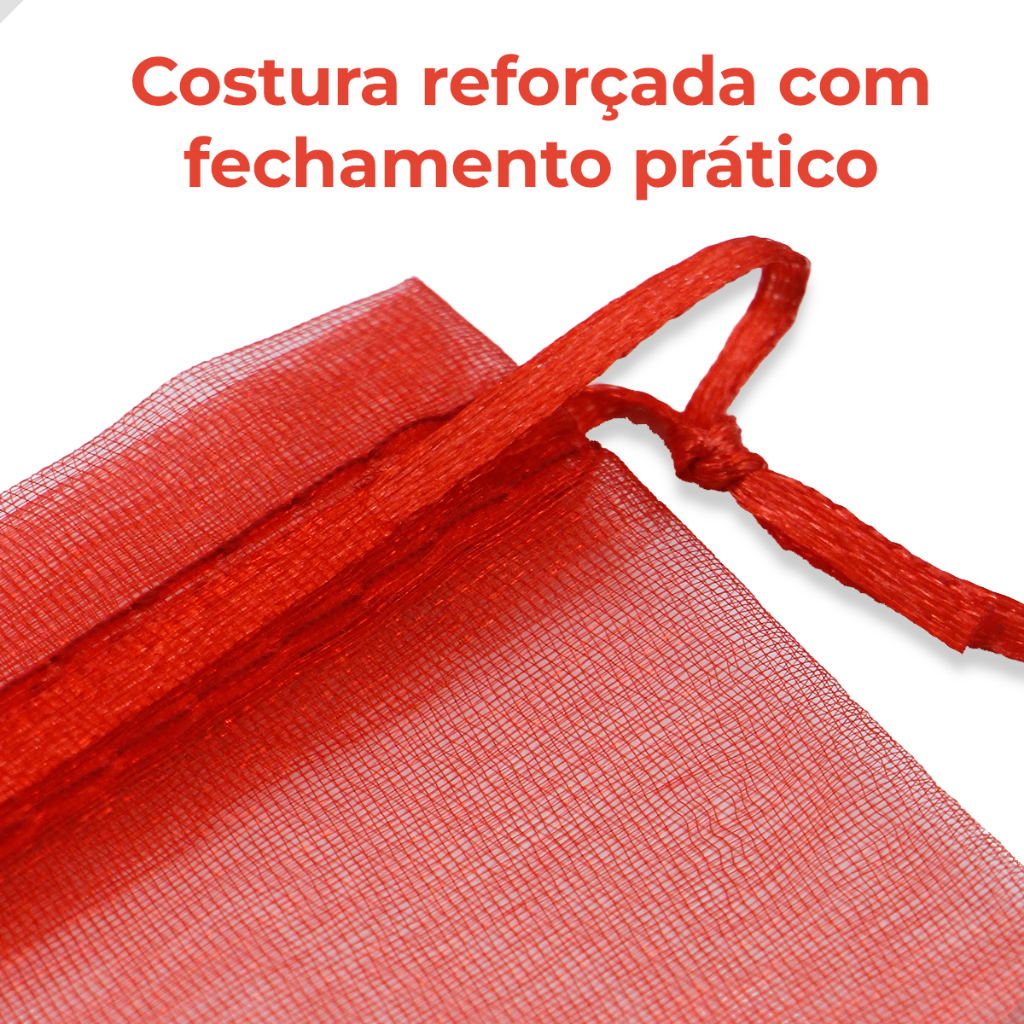 Kit Saquinho de Organza Tule 9x12 30/50/100 Unidades Pequeno Para Lembrancinha e Presentes — imagem 2 de 2