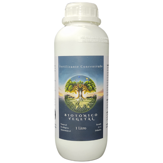 Fertilizante Natural Biotônico Vegetal Seressú ecocultural 1L
