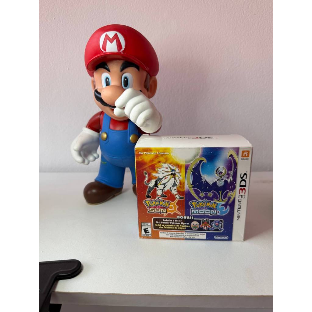 DUAL PACK NINTENDO 3DS POKEMON SUN & MOON LACRADO ENVIO IMEDIATO