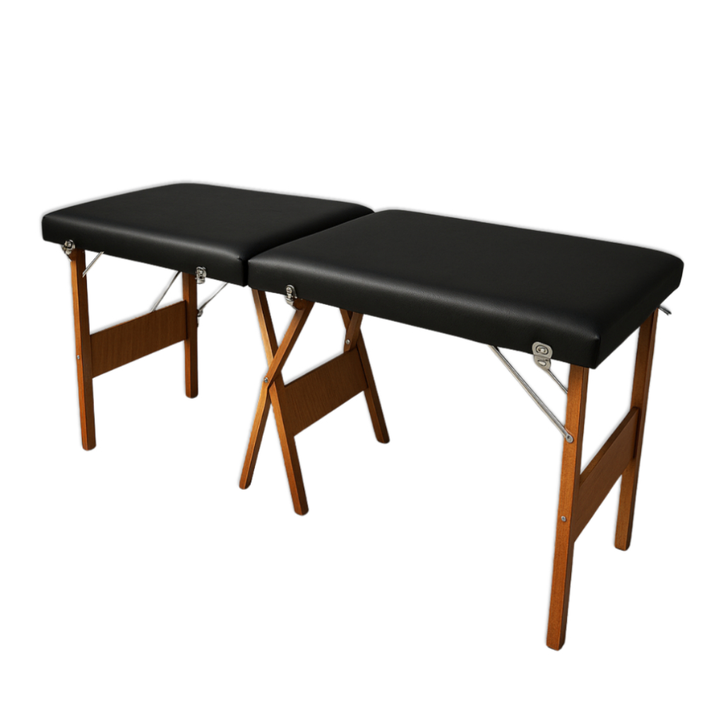 Maca Dobrável 200kg Portátil C/ Rodinhas Rodízio S/ Orifício Estética Tatuagem Massagem