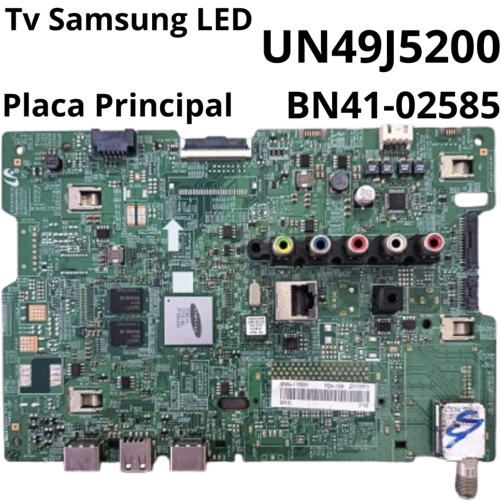 3163 Placa Principal para tv Samsung LED Modelo: UN49J5200