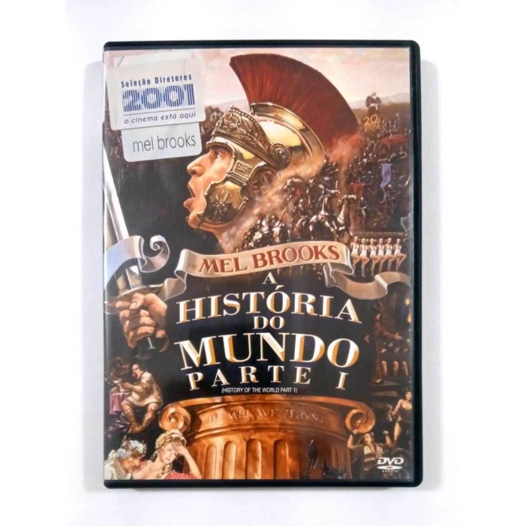 DVD Historia Do Mundo parte 1 original Mel Brooks msc