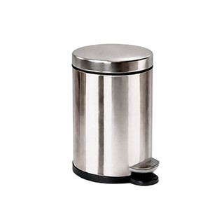 Lixeira Com Pedal E Balde Brinox Decorline 5 Litros Aço Inox