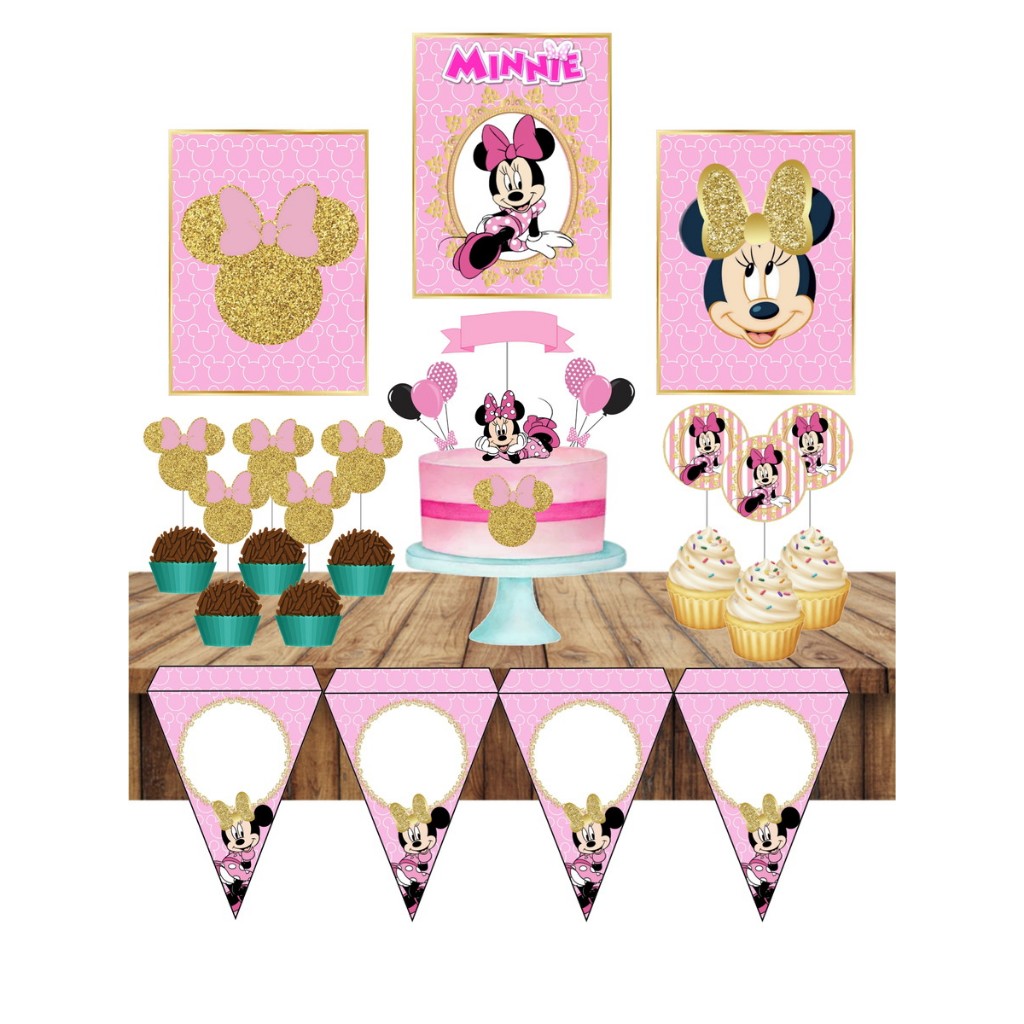 Kit Festa Só Um Bolinho | Decoração Personalizada | +35 Temas | Infantil e Adulto / Eventos, Aniversário e Mesversário