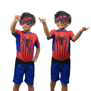 Fantasia Homem Aranha Infantil Com Máscara Spiderman 1 á 8 Anos- com Envio imedito em Oferta na Shopee