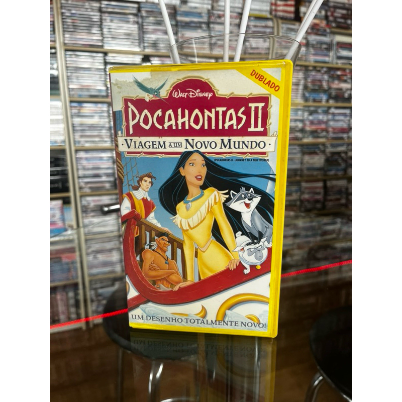 VHS “Pocahontas II - Viagem a um Novo Mundo” - Disney, dublado