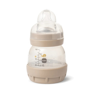 Mamadeira 130ml Easy Start Bege Bico 0 meses MAM