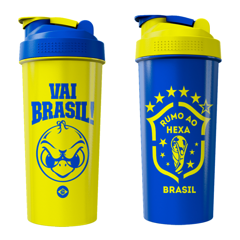 Kit 02 Coqueteleiras Copa do Mundo 2026 - Academia Treino Rumo ao Hexa
