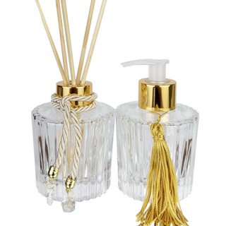 Par Vidro Napoli 120ml Difusor De Varetas e Saboneteira Luxo com Pingentes em Oferta na Shopee