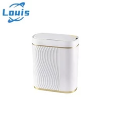 Louis Lixeira Inteligente 8L Abertura Automática - Sensor Toque Zero, 2 Cores + 100 Sacos Grátis