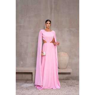 Vestido de Festa Longo Rochely Chic Elegante Luxo em Chiffon Leve para Madrinhas em Oferta na Shopee