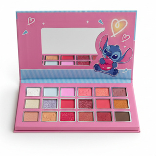 Maquiagem Infantil Stitch com Glitter Kit Paleta de Sombras 9 e 18 Cores com Espelho em Oferta na Shopee