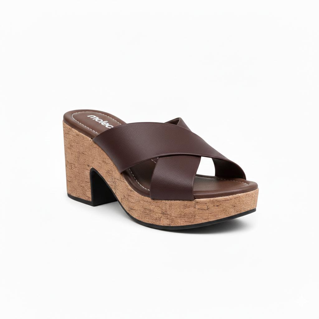 Tamanco Feminino Moleca Salto Grosso Plataforma Confortável em Oferta na Shopee