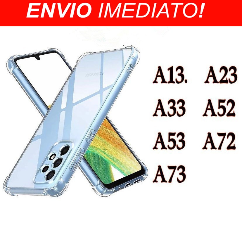 Capa transparente capinha TPU Anti Shock Impacto samsung A13 A23 A33 A53 A52 A72 A73