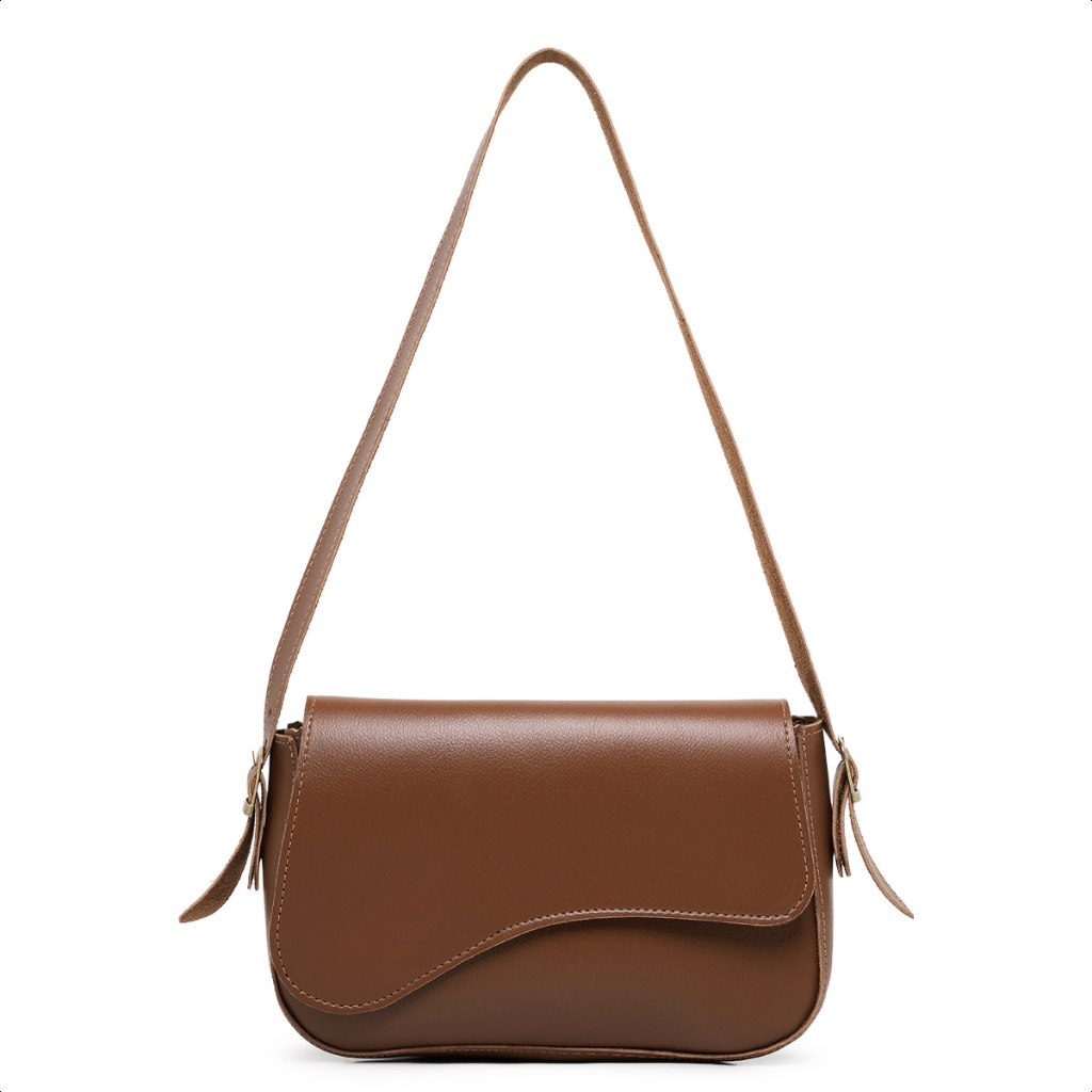 Bolsa Feminina de Ombro Estilo Baguete Blogueira Gringa Novidade