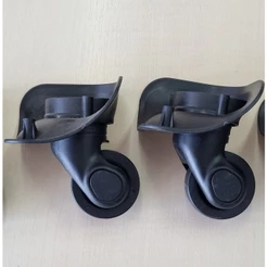Rodinhas Giratórias (Par - com duas rodas) De Substituição Para Malas Com rodas 360, servem para Bordo Média e Grande