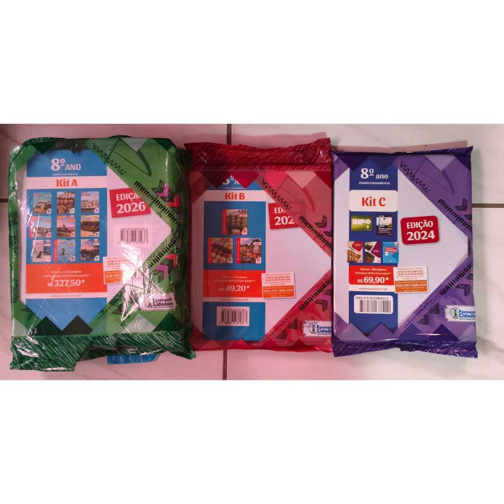 Kit Formando Cidadãos - 8° ano A- B - C