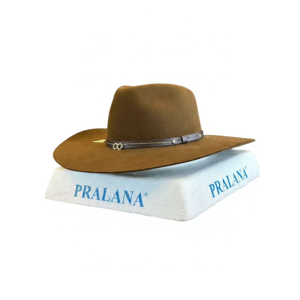 CHAPÉU PRALANA 5X GOLD ABA 10 CAFÉ