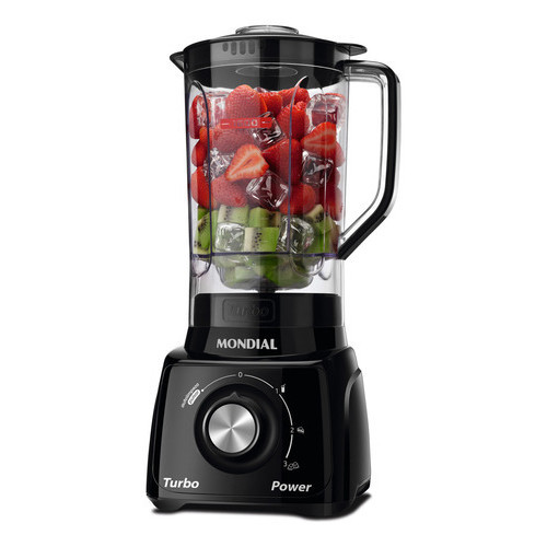 Liquidificador Turbo Power Mondial 550W - L-99 FB PRETO MONDIAL
