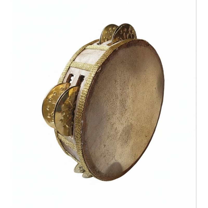 Pandeiro árabe de couro  , dança do ventre e cigano