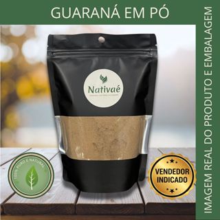 Guaraná em Pó Puro Nativaé - Energia Natural e Foco - 250g, 500g, 1kg em Oferta na Shopee