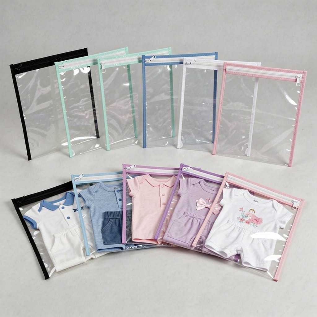 Kit 7 Saquinhos Maternidade Multiuso Organizador Envelope com Zíper. em Oferta na Shopee