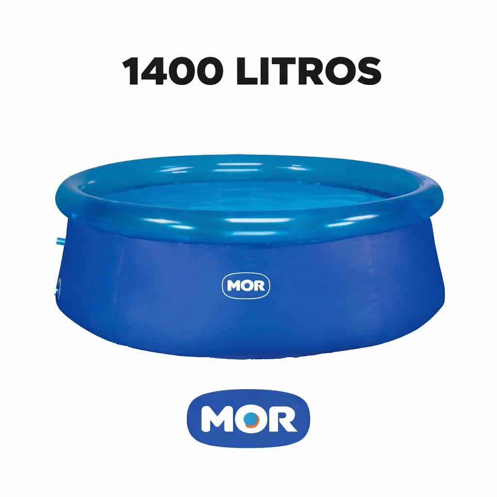 Piscina Redonda Inflável 1400 Litros Mor em Oferta na Shopee