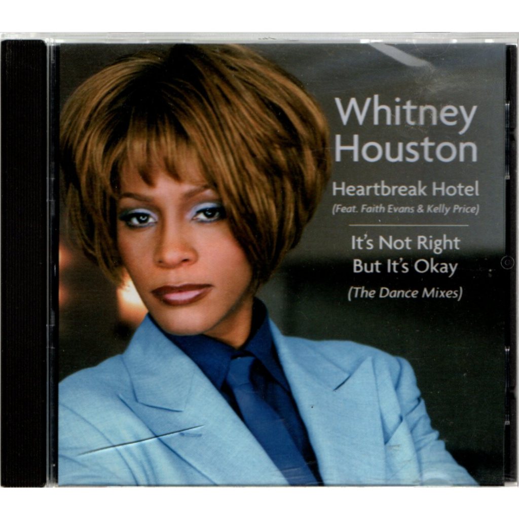 CD - Heartbreak Hotel, It's Not Right But Its Okay - Whitney Houston - Importado