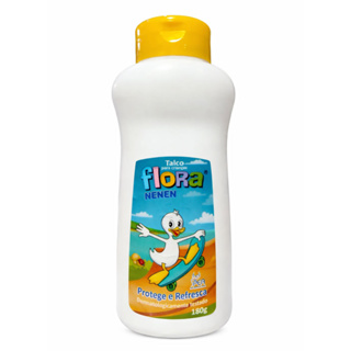 Talco Cheirinho de Bebê Flora Nenen Tradicional 180g em Oferta na Shopee
