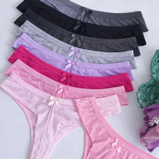 Kit 10 Calcinhas Fio Duplo Microfibra Do P Ao Gg Cores Variadas Forro De Algodão Moda Feminina