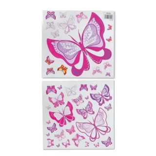 Adesivo Geladeira Parede Moveis Sala banheiro box Borboletas Rosa em Oferta na Shopee