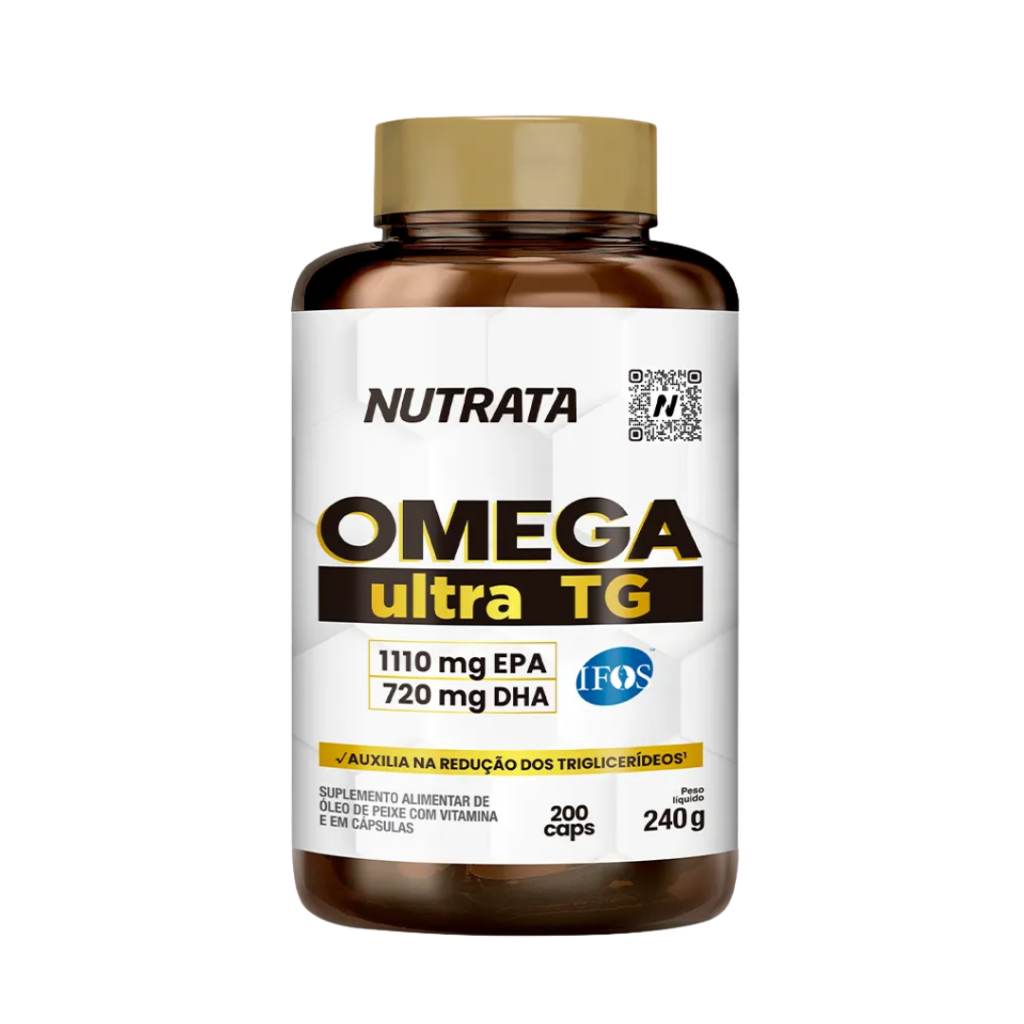 Óleo De Peixe Omega 3 Ômega Ultra Tg - 200 Cáps - Nutrata