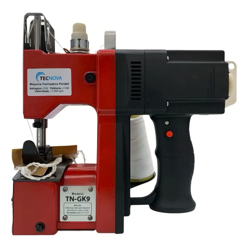 Maquina Portátil Sacaria para Fechar Sacos - Ideal para Delivery e Embalagens TN-GK9 110V ou 220V
