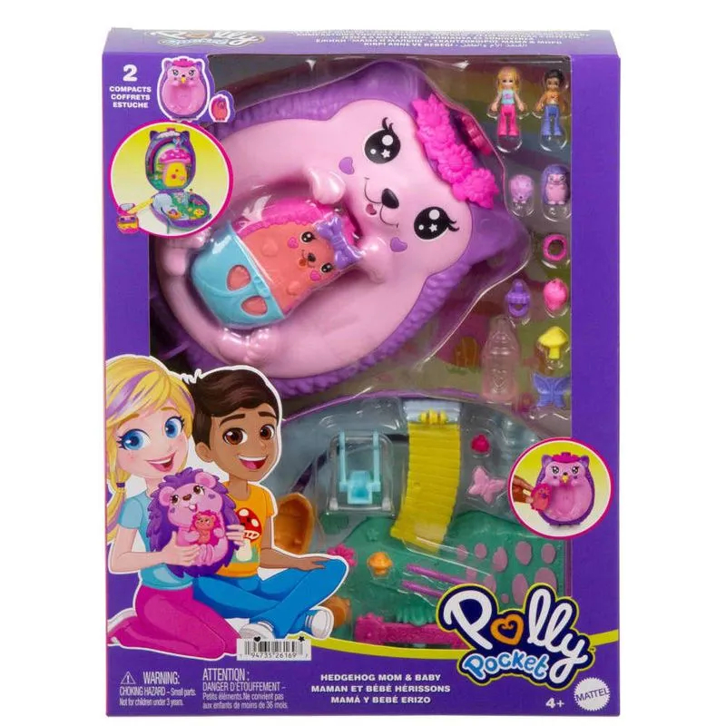 Playset Polly Pocket Mãe e Bebê - Mattel Gkj63 em Oferta na Shopee