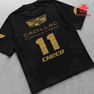 Camiseta Cadillac Formula 1 Team Checo 11 Unissex Racing 100% Algodão Premium em Oferta na Shopee