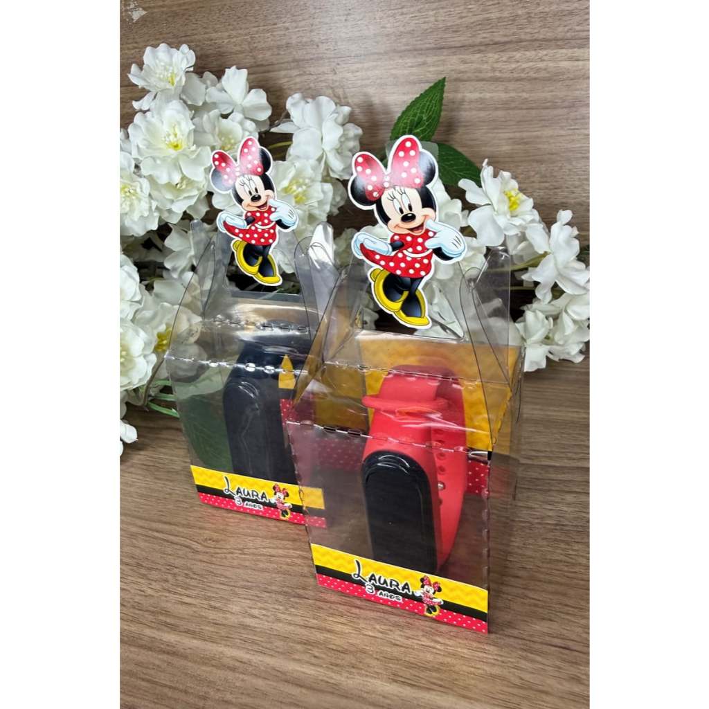 10 Relógio digital infantil personalizado com caixinha (fazemos qualquer tema)