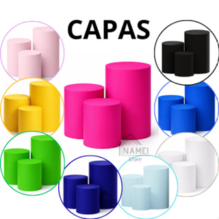 Kit Capa Trio de Cilindro Veste Facil Várias Cores Decoração Festa Kit Festa Decoração Com Elástico em Oferta na Shopee