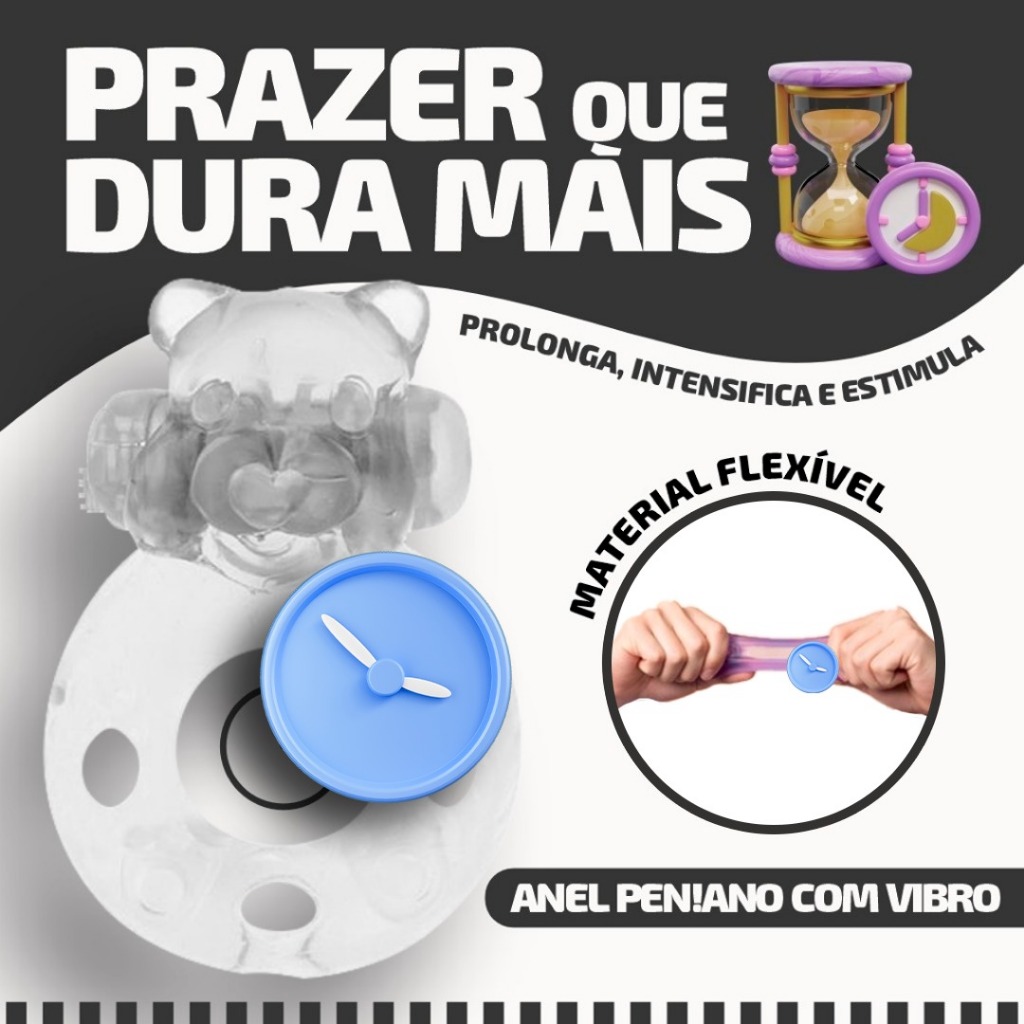ANEL PENIANO MAIS CONTROLE E MUITO MAIS INTENSIDADE PARA ELE em Oferta na Shopee