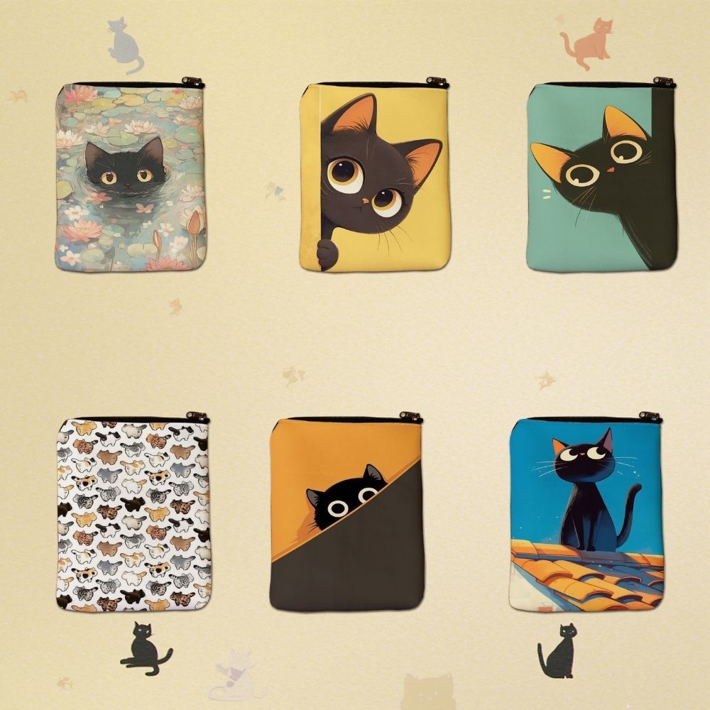 Book Sleeve Porta Livros em Neoprene Linha Gatos