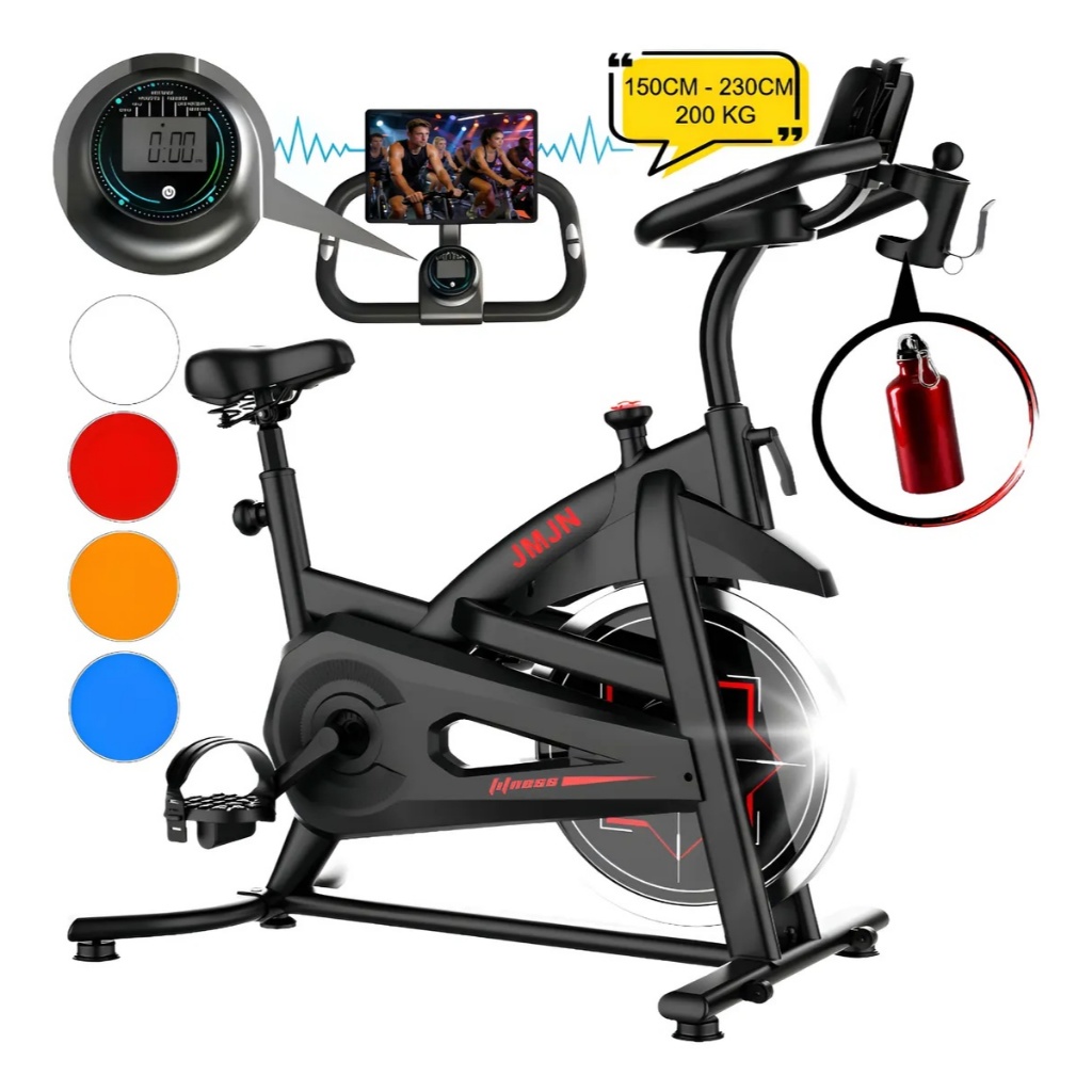 Bicicleta Spinning ErgoméTrica Mecânica Sensação de 20Kg Inércia Profissional 150Kg Academia